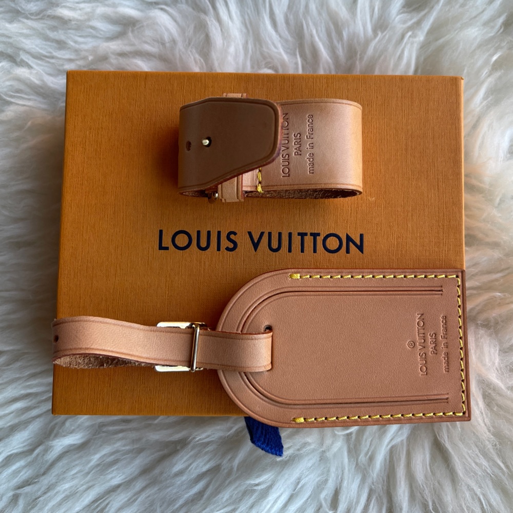 Louis Vuitton Luggage Tag and Handle Keeper